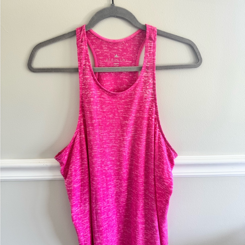 Adidas Climalite Pink Racerback Tank Top, XL
